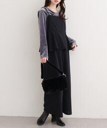 natural couture | ストレッチぺプラムオールインワン(つなぎ/オールインワン)