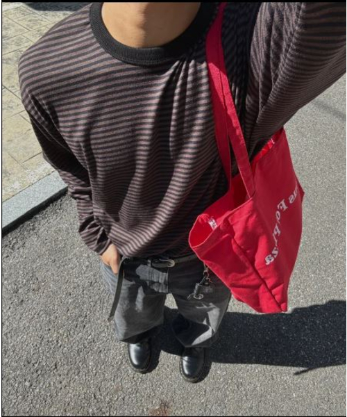 BALLUTE(バリュート)の「DUSTY STRIPE LONG SLEEVE (BLACK&BROWN)(Tシャツ/カットソー・メンズ・その他・SMALL/MEDIUM/LARGE)」の16枚目の写真
