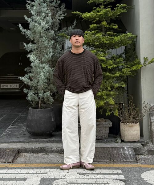 BALLUTE(バリュート)の「DUSTY STRIPE LONG SLEEVE (BLACK&BROWN)(Tシャツ/カットソー・メンズ・その他・SMALL/MEDIUM/LARGE)」の18枚目の写真