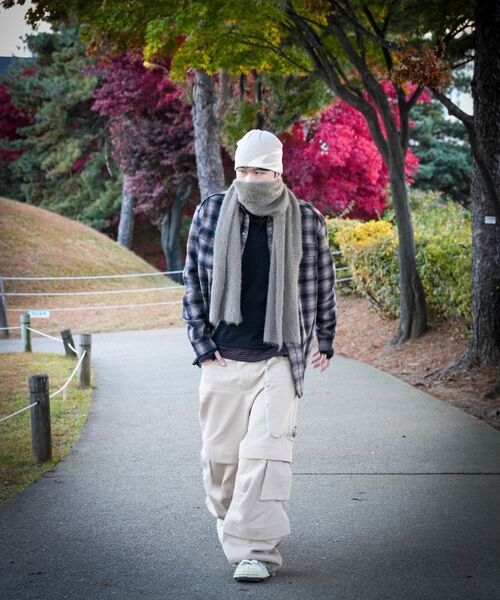 BALLUTE(バリュート)の「DUSTY STRIPE LONG SLEEVE (BLACK&BROWN)(Tシャツ/カットソー・メンズ・その他・SMALL/MEDIUM/LARGE)」の10枚目の写真