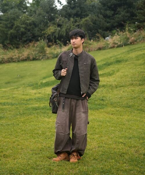 BALLUTE(バリュート)の「DUSTY STRIPE LONG SLEEVE (BLACK&BROWN)(Tシャツ/カットソー・メンズ・その他・SMALL/MEDIUM/LARGE)」の13枚目の写真