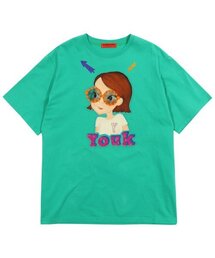 カラフルTシャツ F グリーンリア