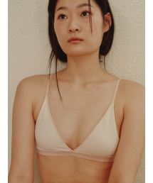 SOOPUI（スープイ）の「Triangle soft bamboo bra in peach（ブラジャー）」