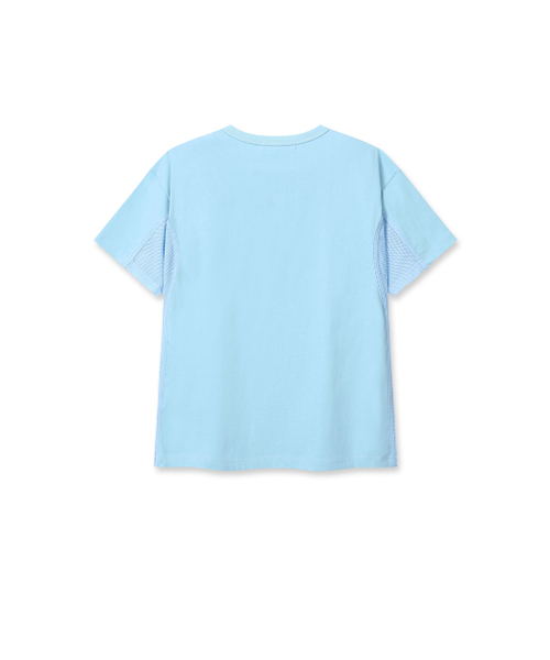 9999ARCHIVE(9999アーカイブ)の「Side Mesh Technical T(Tシャツ/カットソー・レディース・スカイブルー・3/2)」の3枚目の写真