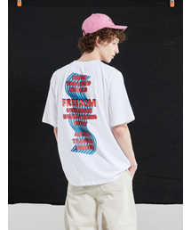 CORNOQ（コルノック）の「ウェーブ半袖Tシャツ(ホワイト)（Tシャツ/カットソー）」