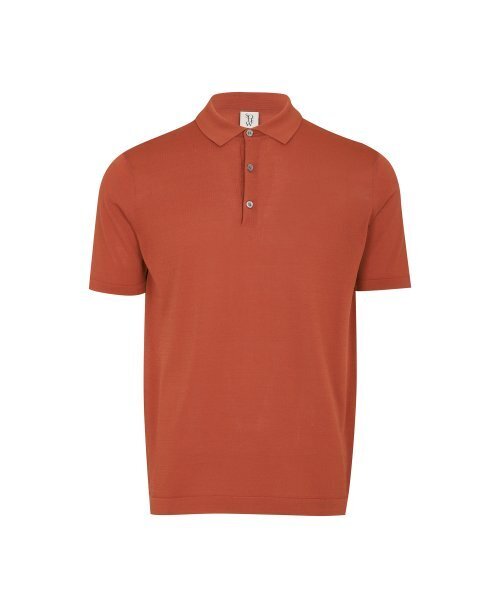 SOLEW(ソル)の「プレミアム半袖夏ニット_コーラル(ニット/セーター・メンズ・その他・SMALL/MEDIUM/LARGE)」の1枚目の写真