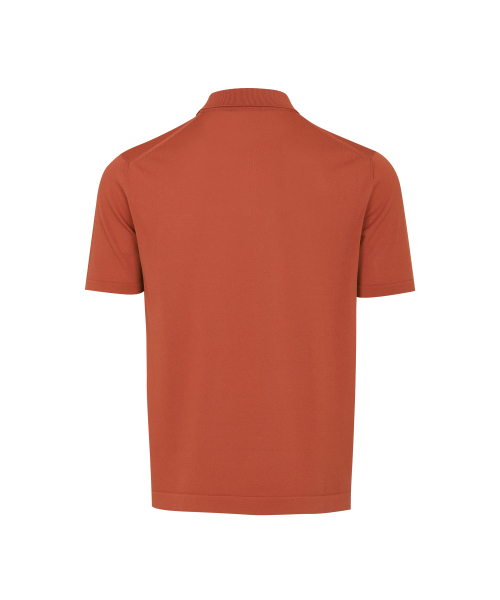 SOLEW(ソル)の「プレミアム半袖夏ニット_コーラル(ニット/セーター・メンズ・その他・SMALL/MEDIUM/LARGE)」の2枚目の写真