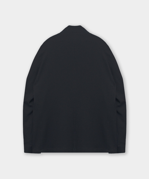 BIRBANTE(ビルバンテ)の「スリックスタンドカラージャケット - ブラック(その他アウター・メンズ・ブラック・SMALL/MEDIUM/LARGE/X-LARGE)」の3枚目の写真