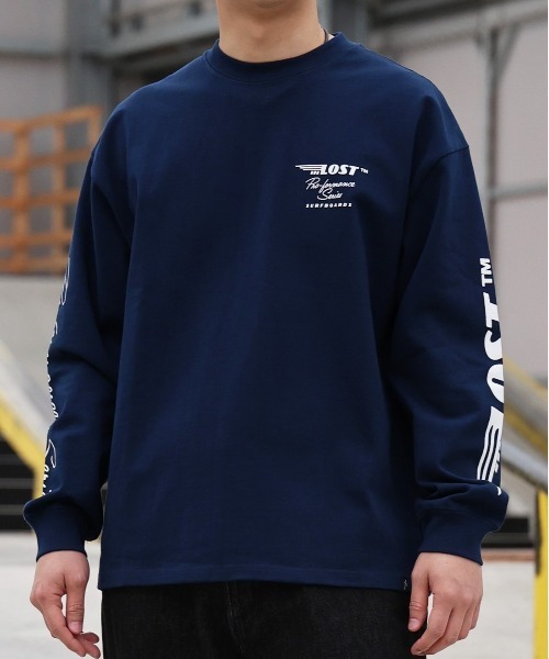 lost(ロスト)の「lost/ロスト 長袖 ロンT PRO-FORMANCE LS TEE LM6S-2203(Tシャツ/カットソー・メンズ・ネイビー/ホワイト/ブラック・M/L/XL)」の3枚目の写真