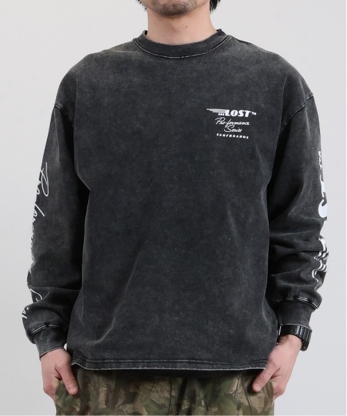lost(ロスト)の「lost/ロスト 長袖 ロンT PRO-FORMANCE LS TEE LM6S-2203(Tシャツ/カットソー・メンズ・ネイビー/ホワイト/ブラック・M/L/XL)」の2枚目の写真