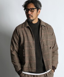 The DUFFER of ST.GEORGE（ザダファーオブセントジョージ）の「TECH TWEED SCOTTISH BLOISON：テックツイード ショートブルゾン（ブルゾン）」