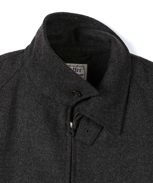 The DUFFER of ST.GEORGE(ザダファーオブセントジョージ)の「TECH TWEED SCOTTISH BLOISON:テックツイード ショートブルゾン(ブルゾン・メンズ・チャコールグレー/ベージュ・MEDIUM/LARGE)」の13枚目の写真