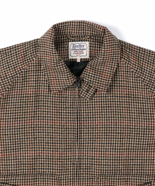 The DUFFER of ST.GEORGE(ザダファーオブセントジョージ)の「TECH TWEED SCOTTISH BLOISON:テックツイード ショートブルゾン(ブルゾン・メンズ・チャコールグレー/ベージュ・MEDIUM/LARGE)」の12枚目の写真