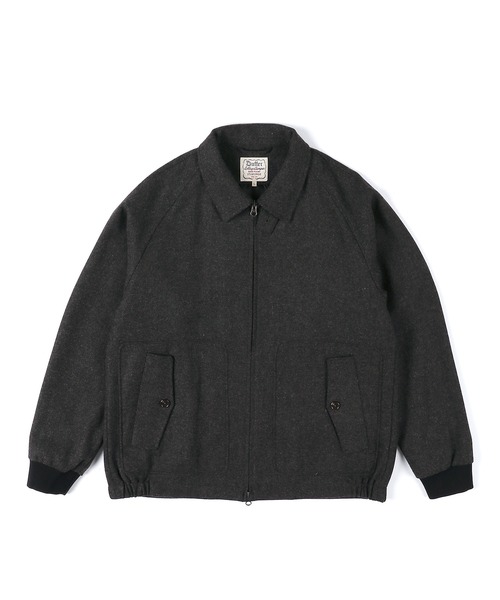 The DUFFER of ST.GEORGE(ザダファーオブセントジョージ)の「TECH TWEED SCOTTISH BLOISON:テックツイード ショートブルゾン(ブルゾン・メンズ・チャコールグレー/ベージュ・MEDIUM/LARGE)」の9枚目の写真