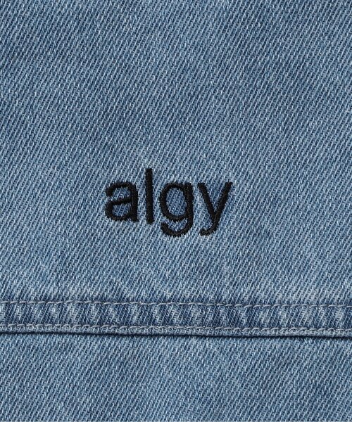 algy（アルジー）の「ジップデニムジャケット_セットアップ可（デニムジャケット・キッズ・サックスブルー/グレー・160/150/140/130）」の12枚目の写真