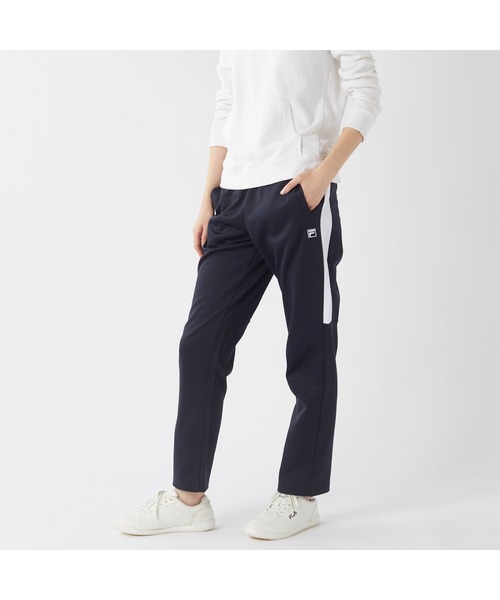 FILA(フィラ)の「FILA フィラ スポーツ 軽量 ストレッチ 透湿 撥水 裏起毛 ブリスター ロング ジャージパンツ(その他パンツ・レディース・ブラック/チャコールグレー/ネイビー・L/M/LL)」の3枚目の写真