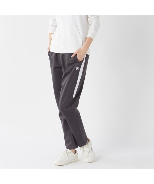 FILA(フィラ)の「FILA フィラ スポーツ 軽量 ストレッチ 透湿 撥水 裏起毛 ブリスター ロング ジャージパンツ(その他パンツ・レディース・ブラック/チャコールグレー/ネイビー・L/M/LL)」の2枚目の写真