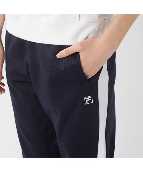 FILA(フィラ)の「FILA フィラ スポーツ 軽量 ストレッチ 透湿 撥水 裏起毛 ブリスター ロング ジャージパンツ(その他パンツ・レディース・ブラック/チャコールグレー/ネイビー・L/M/LL)」の11枚目の写真