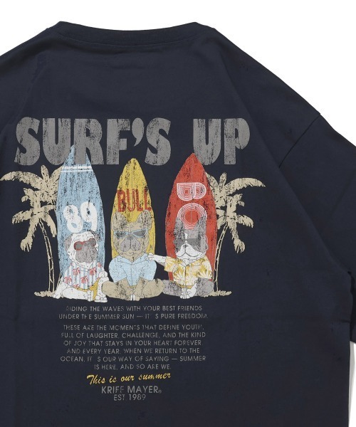 KRIFF MAYER(クリフメイヤー)の「【汗染み防止・軽撥水】ウェットプロテクトT(鼻ぺちゃ)(Tシャツ/カットソー・メンズ・オフホワイト/ブルー/グレー/ネイビー/マスタード/チャコール・LARGE/MEDIUM/X-LARGE)」の5枚目の写真