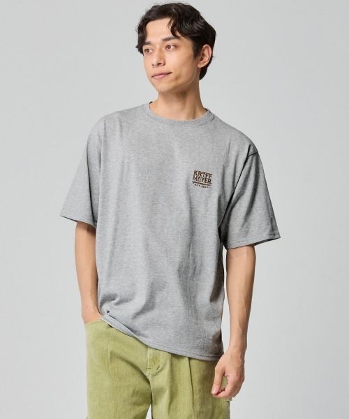 KRIFF MAYER(クリフメイヤー)の「【汗染み防止・軽撥水】ウェットプロテクトT(鼻ぺちゃ)(Tシャツ/カットソー・メンズ・オフホワイト/ブルー/グレー/ネイビー/マスタード/チャコール・LARGE/MEDIUM/X-LARGE)」の10枚目の写真
