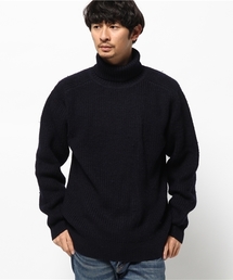【Ciaopanic】インディゴ畦編ミタートルL/S
