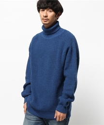 【Ciaopanic】インディゴ畦編ミタートルL/S