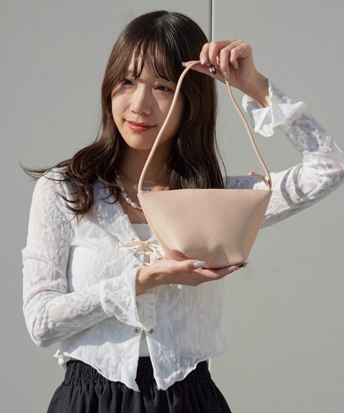 YAHKI(ヤーキ)の「YAHKI/ヤーキ HAND BAG ハンドバッグ 2026年春夏(ハンドバッグ・レディース・ブラック/サンドベージュ/ライトピンク・FREE)」の13枚目の写真