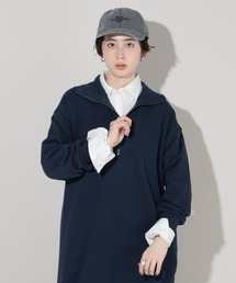 GEORGE'S | ハーフジップスタンドワンピース(ワンピース)