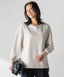 【WEB限定】フェイクスエードプルオーバー≪セットアップ対応/洗える≫