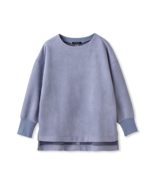 LAUTREAMONT(ロートレアモン)の「【WEB限定】フェイクスエードプルオーバー≪セットアップ対応/洗える≫(Tシャツ/カットソー・レディース・ピンク/ベージュ/ブルー/チャコールグレー・9号/11号)」の5枚目の写真