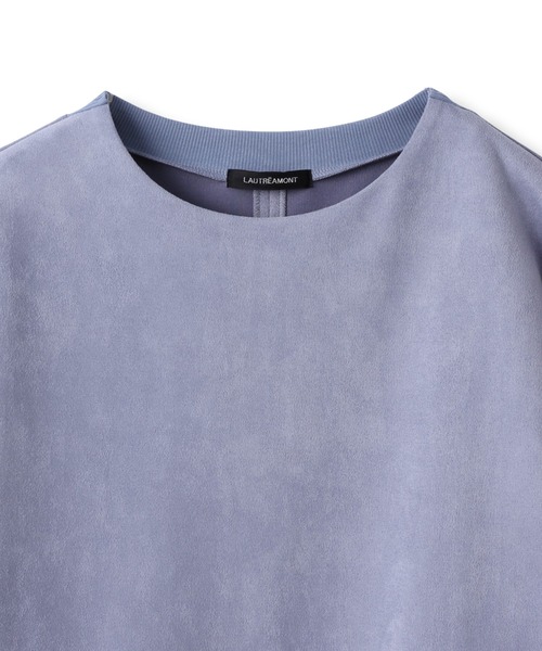 LAUTREAMONT(ロートレアモン)の「【WEB限定】フェイクスエードプルオーバー≪セットアップ対応/洗える≫(Tシャツ/カットソー・レディース・ピンク/ベージュ/ブルー/チャコールグレー・9号/11号)」の7枚目の写真