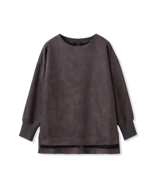 LAUTREAMONT(ロートレアモン)の「【WEB限定】フェイクスエードプルオーバー≪セットアップ対応/洗える≫(Tシャツ/カットソー・レディース・ピンク/ベージュ/ブルー/チャコールグレー・9号/11号)」の18枚目の写真