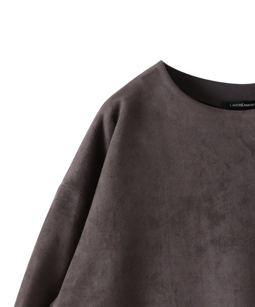 LAUTREAMONT(ロートレアモン)の「【WEB限定】フェイクスエードプルオーバー≪セットアップ対応/洗える≫(Tシャツ/カットソー・レディース・ピンク/ベージュ/ブルー/チャコールグレー・9号/11号)」の21枚目の写真