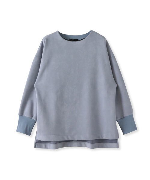 LAUTREAMONT(ロートレアモン)の「【WEB限定】フェイクスエードプルオーバー≪セットアップ対応/洗える≫(Tシャツ/カットソー・レディース・ピンク/ベージュ/ブルー/チャコールグレー・9号/11号)」の11枚目の写真