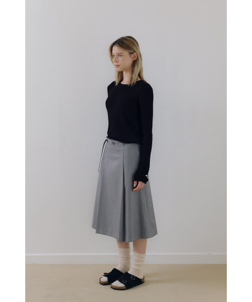 MAGNET ARCHIVE（マグネット アーカイブ）の「Golgi Lace Knit Top (Black)（ニット/セーター・レディース・ブラック・FREE）」の3枚目の写真