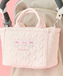 メゾピアノママ】ウサギアップリケ母子手帳マルチケース（その他ベビー