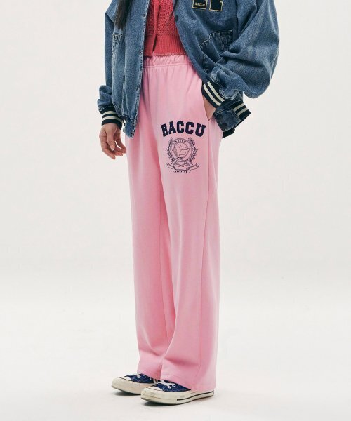 TAKEASY(テイクイージー)の「ウィメンズローレルワイドパンツ(ピンク)(スウェットパンツ・レディース・その他・S/M/XS)」の2枚目の写真