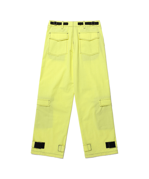 NICE GHOST CLUB（ナイスゴーストクラブ）の「CHOPPER ART WIDE PANTS_YELLOW(NG2ESUPA13A)（その他パンツ・レディース・その他・S/M/L）」の2枚目の写真
