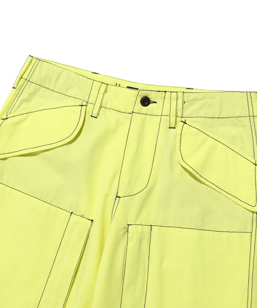NICE GHOST CLUB（ナイスゴーストクラブ）の「CHOPPER ART WIDE PANTS_YELLOW(NG2ESUPA13A)（その他パンツ・レディース・その他・S/M/L）」の3枚目の写真