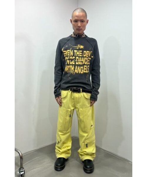 NICE GHOST CLUB（ナイスゴーストクラブ）の「CHOPPER ART WIDE PANTS_YELLOW(NG2ESUPA13A)（その他パンツ・レディース・その他・S/M/L）」の9枚目の写真