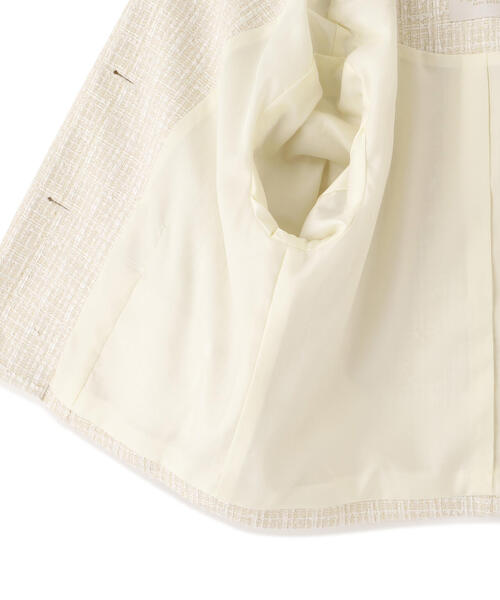 PROPORTION BODY DRESSING（プロポーションボディドレッシング）の「ノーカラーツイードジャケット / 1216155200（ノーカラージャケット・レディース・ブルー/ホワイト系その他・MEDIUM/SMALL）」の18枚目の写真
