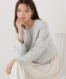 PROPORTION BODY DRESSING | ノーカラーツイードジャケット / 1216155200(ノーカラージャケット)