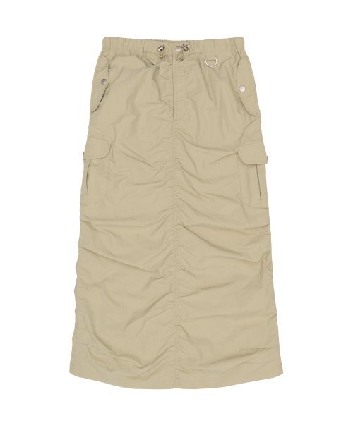 AMESWORLDWIDE（アメスワールドワイド）の「TWO POCKET CARGO SKIRT BEIGE (AM2ESFPA90A)（スカート・レディース・その他・FREE）」の3枚目の写真
