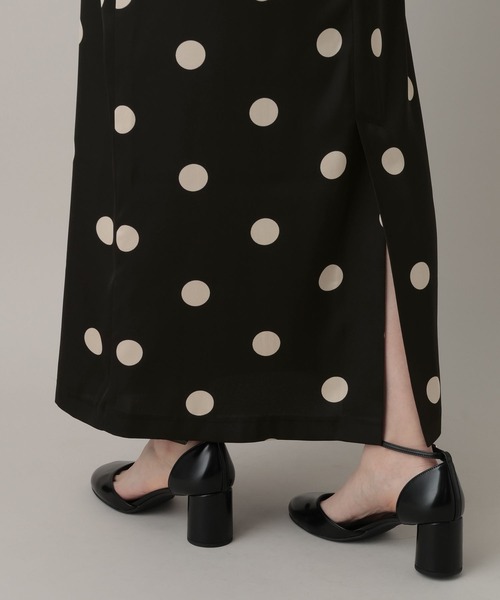 A part by(アパートバイ)の「ドットナローキャミワンピース(ワンピース・レディース・アイボリー/ブラック・FREE)」の17枚目の写真
