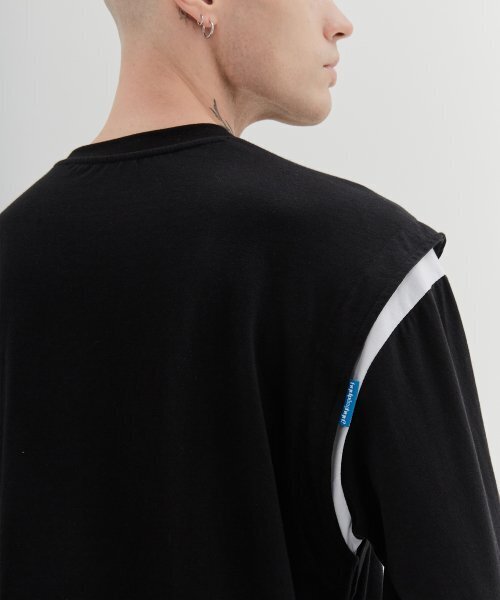 HYUP BY HYUF(ヒュプ・バイ・ヒュプ)の「バスティロングスリーブ-ブラック(Tシャツ/カットソー・メンズ・その他・ONE SIZE)」の4枚目の写真