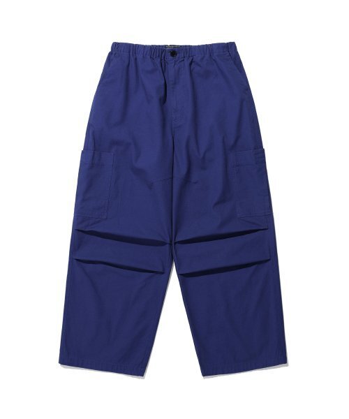 NICE GHOST CLUB(ナイスゴーストクラブ)の「COTTON WASHED PARACHUTE PANTS _BLUE(NG2DFUPA13A)(その他パンツ・レディース・ブルー・S/M/L)」の1枚目の写真