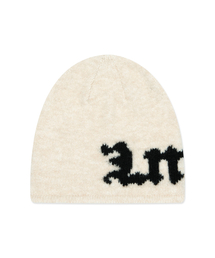 LMC | GOTHIC NAME KNIT BEANIE cream(ニットキャップ/ビーニー)