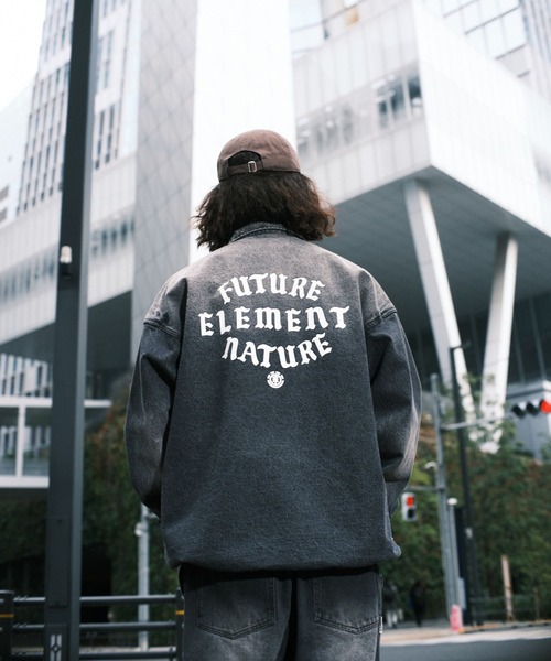 ELEMENT(エレメント)の「ELEMENT メンズ JEAN CARTER JACKET T ジャケット 【2026年春夏モデル】(ブルゾン・メンズ・ブルー/ブラック系その他/ライトブルー・LARGE/MEDIUM/X-LARGE)」の1枚目の写真