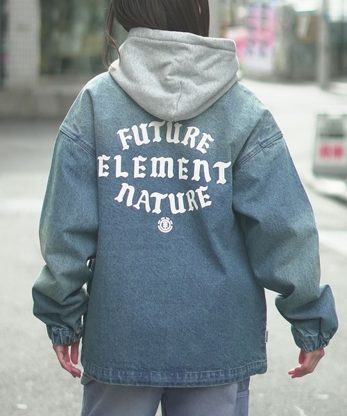 ELEMENT(エレメント)の「ELEMENT メンズ JEAN CARTER JACKET T ジャケット 【2026年春夏モデル】(ブルゾン・メンズ・ブルー/ブラック系その他/ライトブルー・LARGE/MEDIUM/X-LARGE)」の3枚目の写真