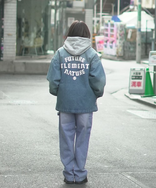 ELEMENT(エレメント)の「ELEMENT メンズ JEAN CARTER JACKET T ジャケット 【2026年春夏モデル】(ブルゾン・メンズ・ブルー/ブラック系その他/ライトブルー・LARGE/MEDIUM/X-LARGE)」の11枚目の写真
